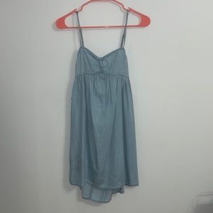 Fake Denim Mini Dress